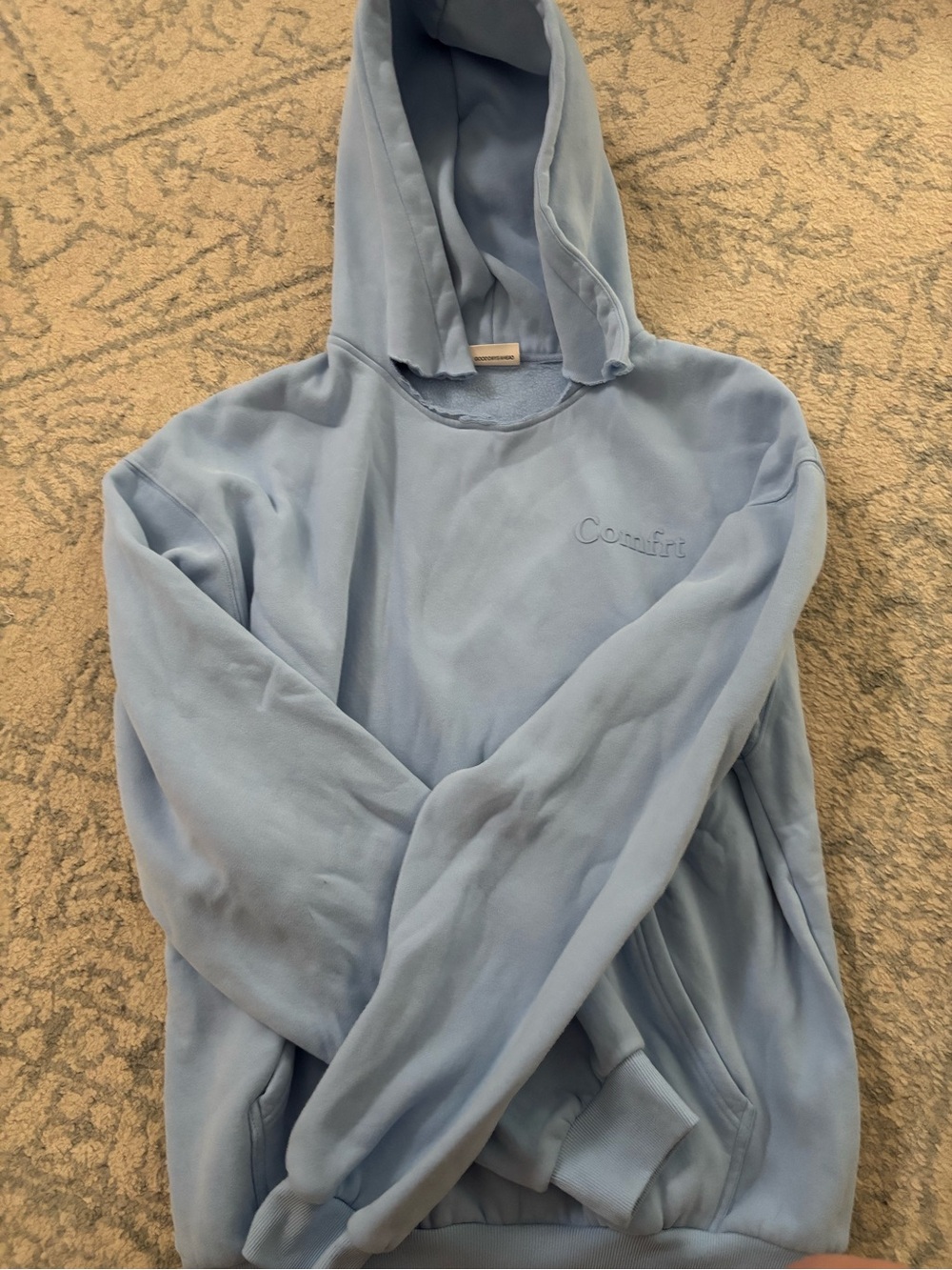 Blue Comfrt hoodie